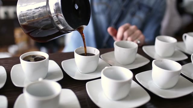 Barista Shows A Master Class In Cooking Coffee
