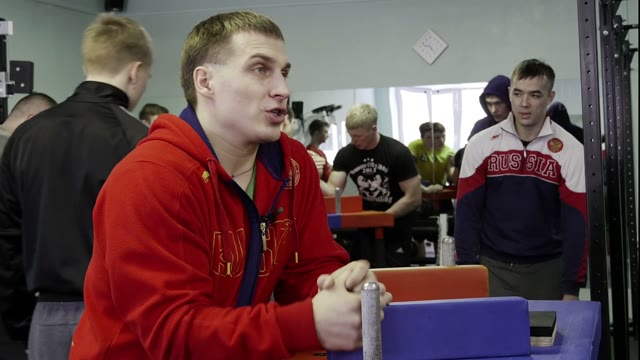 The Man Being Interviewed In The Gym