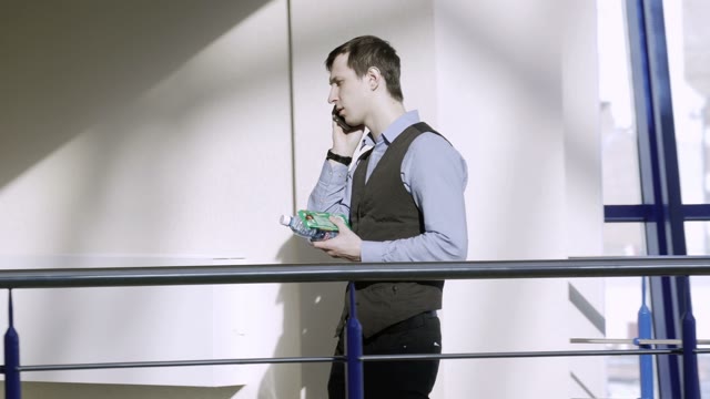 Young Businessman Talking His Cellphone