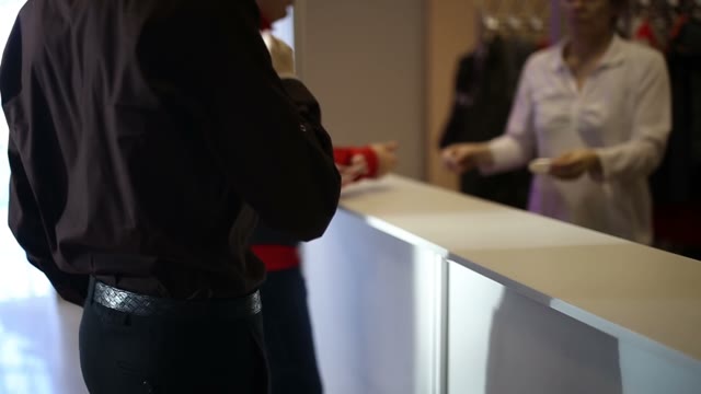 Man Gets Clothes In The Wardrobe