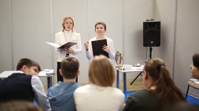 Girls Are A Lecture Before An Audience