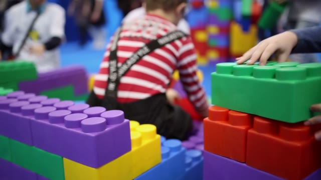 Child Builds House Out Of Lego