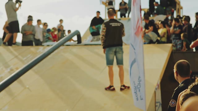 Snowboarder Effectively Slide Along The Rails