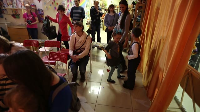 Spectators Seated Children's Performance In Places