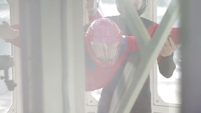 Instructor Holds The Man