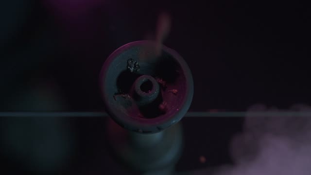 Tobacco Pours In The Bowl Close-up