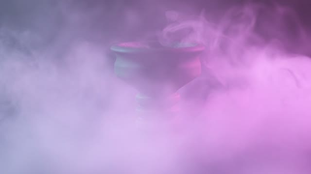 Bowl In Smoke Close-up