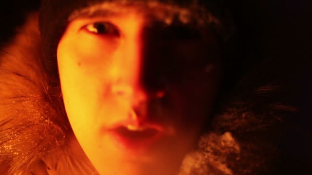 A Young Guy Fright Looks At The Camera