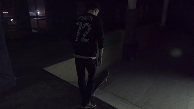 Skateboarder Rolled Into Ramp