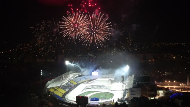 Fireworks Over Stadium