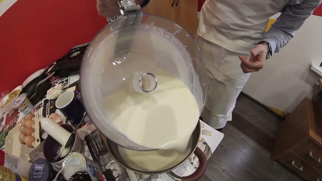 Businessman Preparing Pancakes