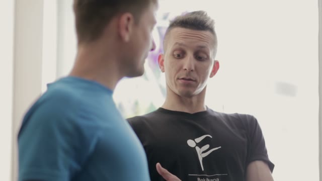 Yoga Master Shows How To Do The Exercise
