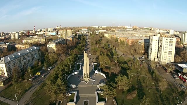 Victory Monument In The City