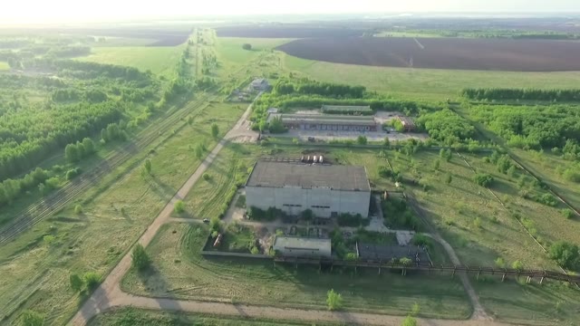 Panorama Of A Small Factory