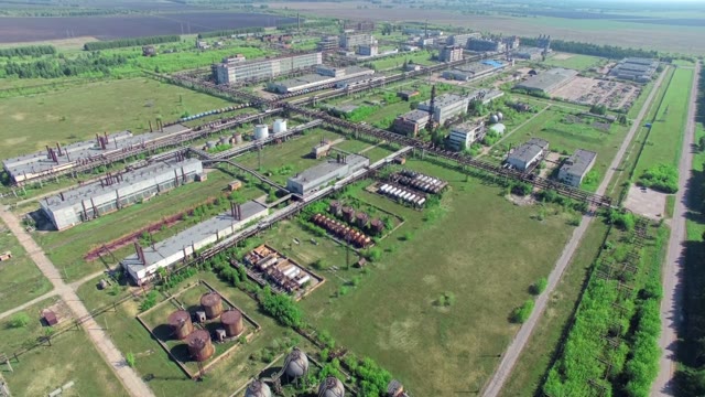 Large Factory In The Countryside