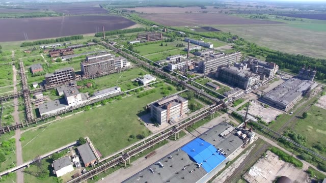 The Factory In A Large Field