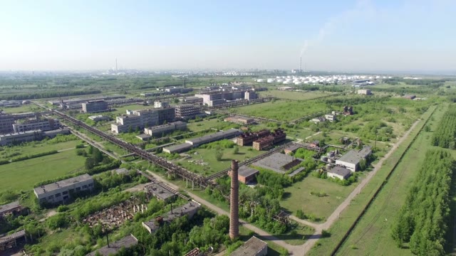 Large Industrial Plant Of Outside The City