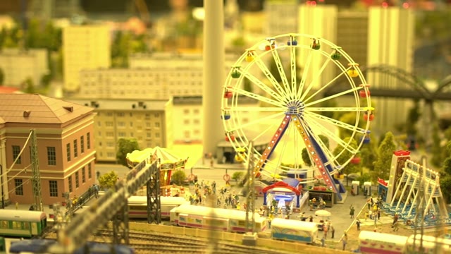 Beautiful And Glowing Toy Town