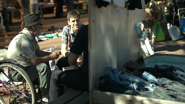 Flea Market In Saint-Petersburg