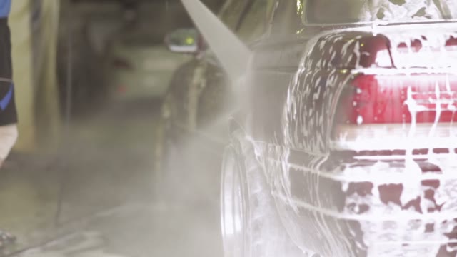 Car Wash Close Up