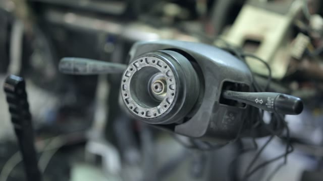 Steering In The Car, Close Up