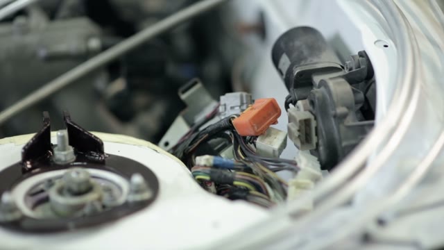 Close-up Of The Car Engine