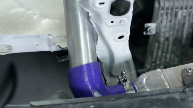 Motor Car Exhaust System, Close Up