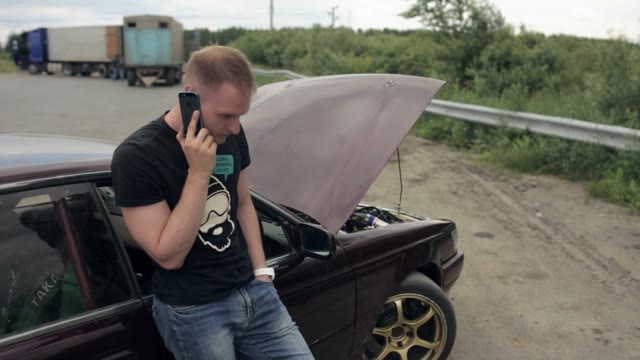 Young Man Talking On Cell Phone