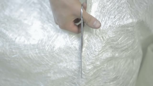Young Man Scissor Material