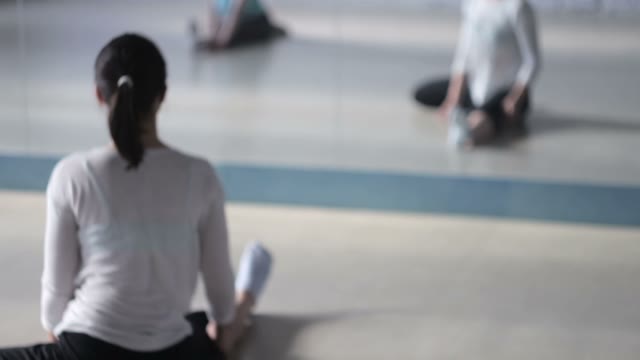 Attractive Girls Learn The New Dance
