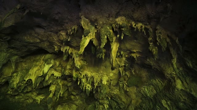 Beautiful Sharp Rocks Inside The Cave