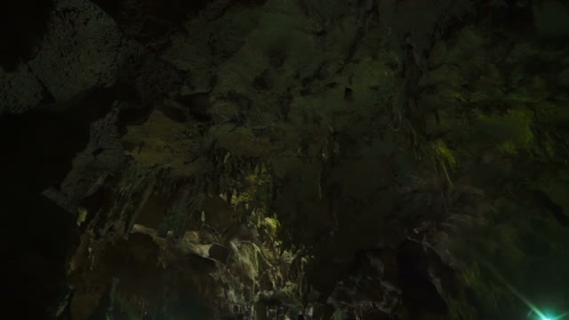 Sharp Rocks On Top Of The Cave