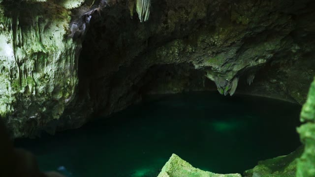 Pond Inside Deep Caves