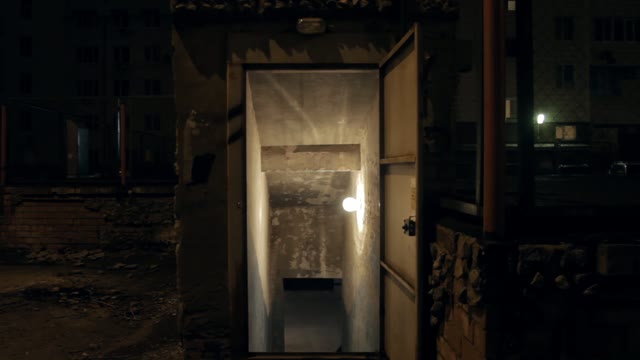 Person Turns On And Off The Light