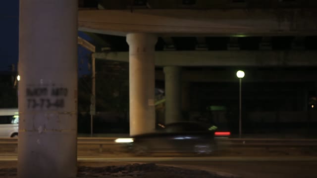 Movement Of Vehicles Under The Bridge