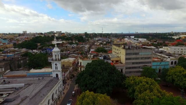 The Drone Flies Around A Small Square