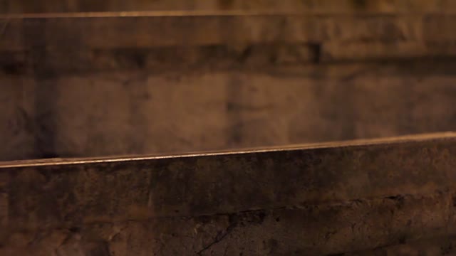 Man Climbing Stairs Close-up