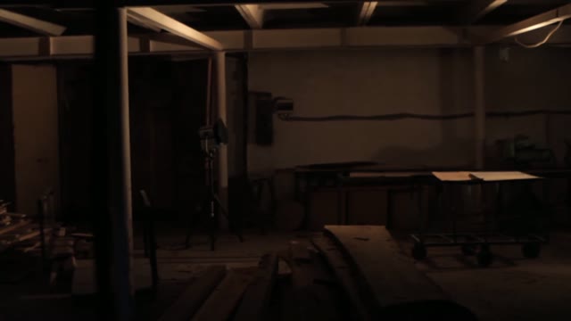 Gloomy Dark Basement