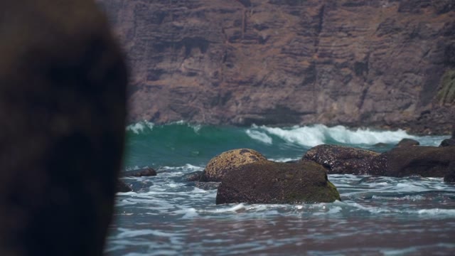 Waves Beating Against The Shore