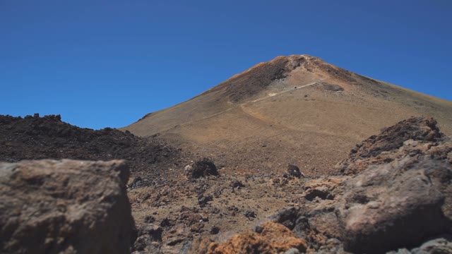 Big Mountain In The Sandy Desert