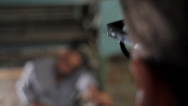 Man Close To Wounded Man Close-up