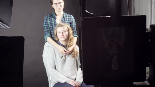 Two Girls At Photosession