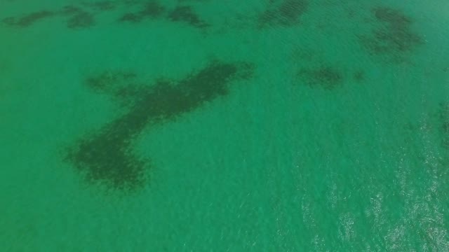 The Crystal Clear Ocean Water Views From Drone