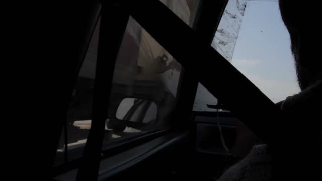 View From A Moving Car On The Village