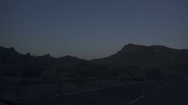 Car On The Road In Slow Motion