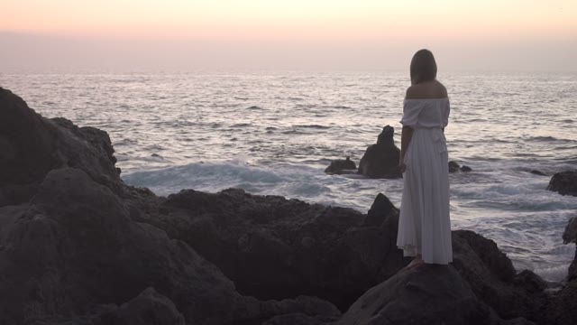 Female Staring Sea