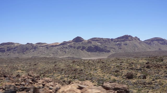 On A Car Through A Rocky Road