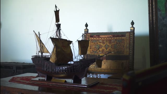 Old Wooden Ship Model