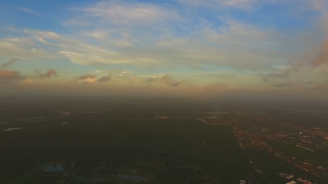 A View Of The Beautiful Skyline Sunset