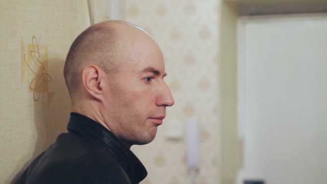 Bald Guy With The Wild Eyes Says Something